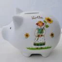 Sparschwein - Blumenmädchen
