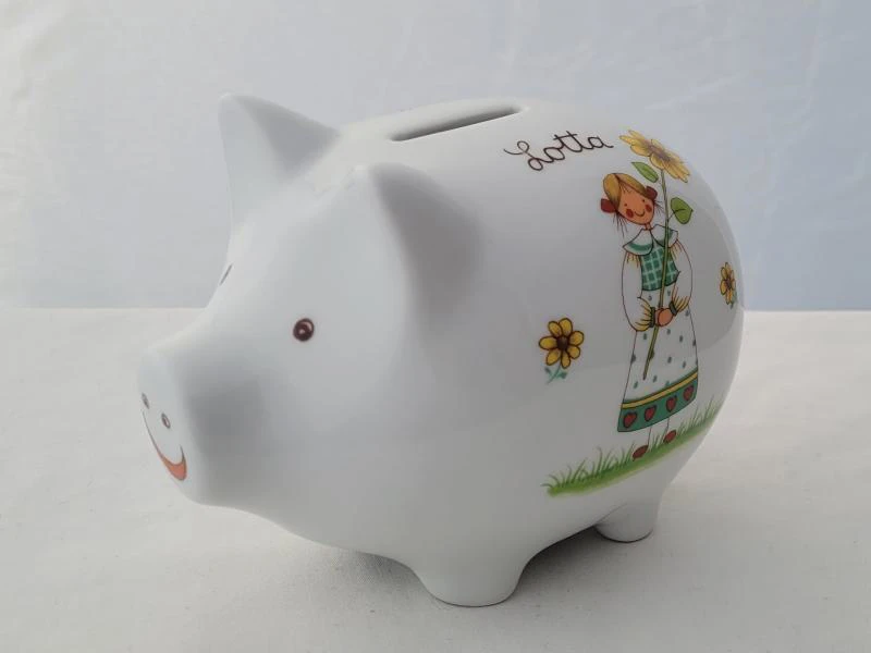 Sparschwein - Blumenmädchen