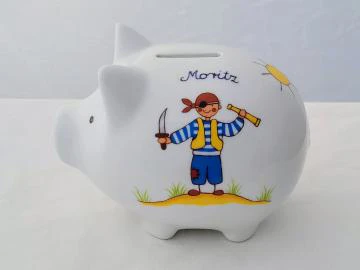 Sparschwein - Pirat