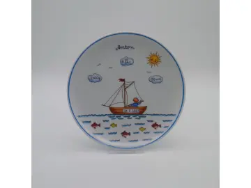 Geburtsteller - Schiff Junge